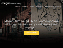 Tablet Screenshot of meguru.fi